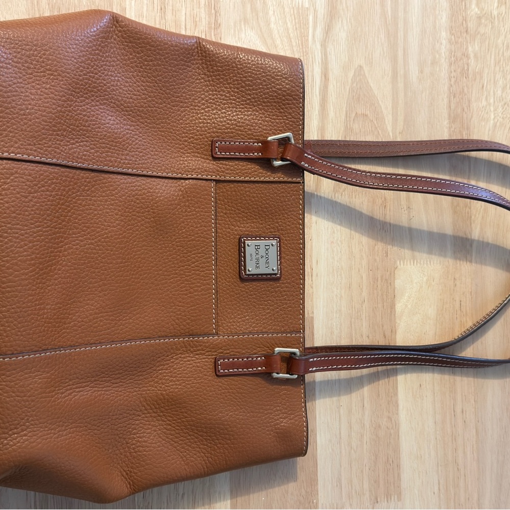Dooney & Bourke Tan Leather Shoulder Bag